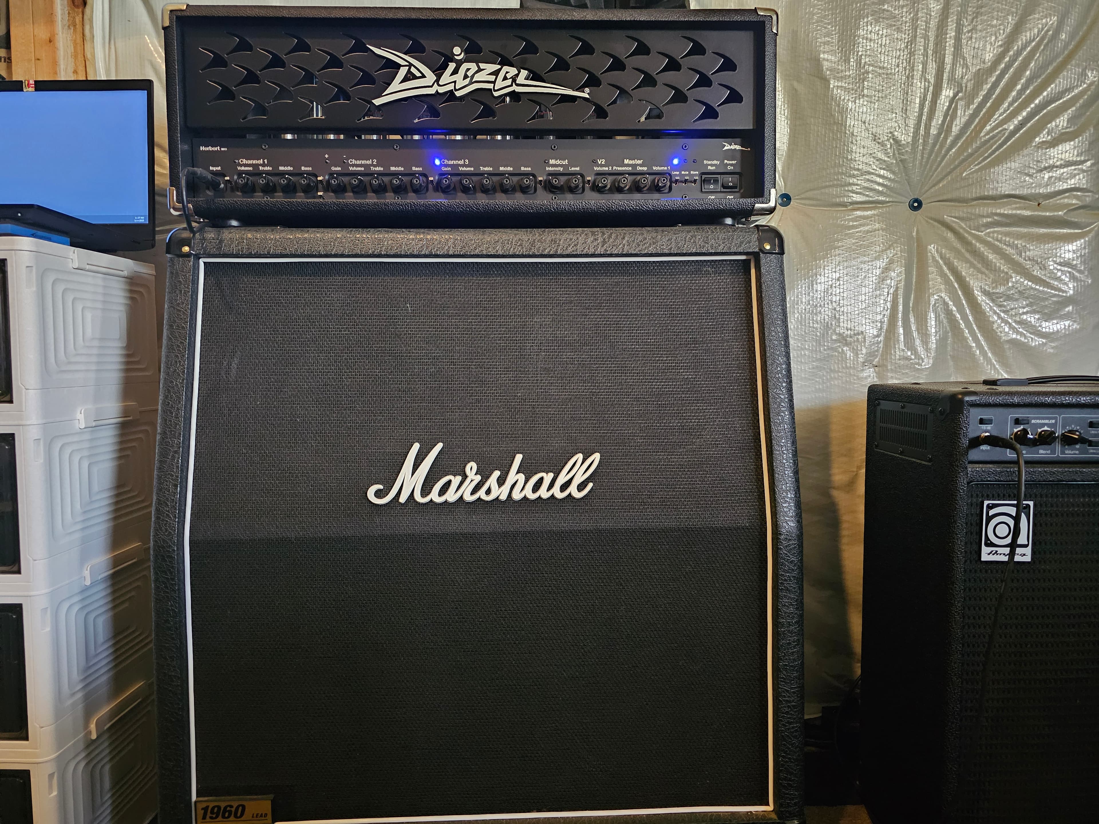 Diezel Herbert MK3 Ch2 - Mesa Standard (Oversized) V30 4x12 Fredman Mic technique Full Rigs