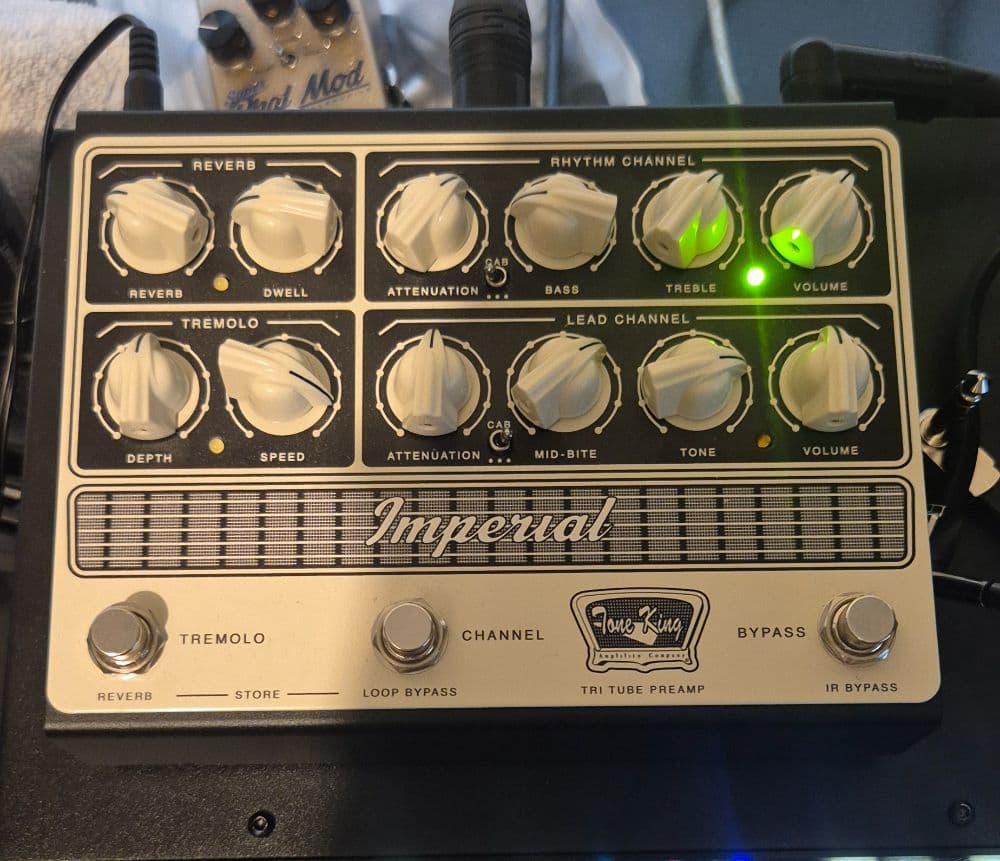 Tone King Preamp Ch1&2 + Maxon OD