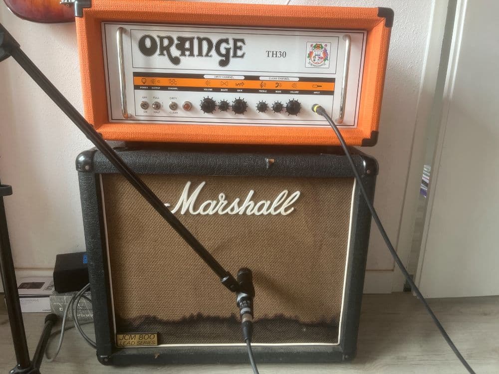 Orange TH30 + Marshall 112