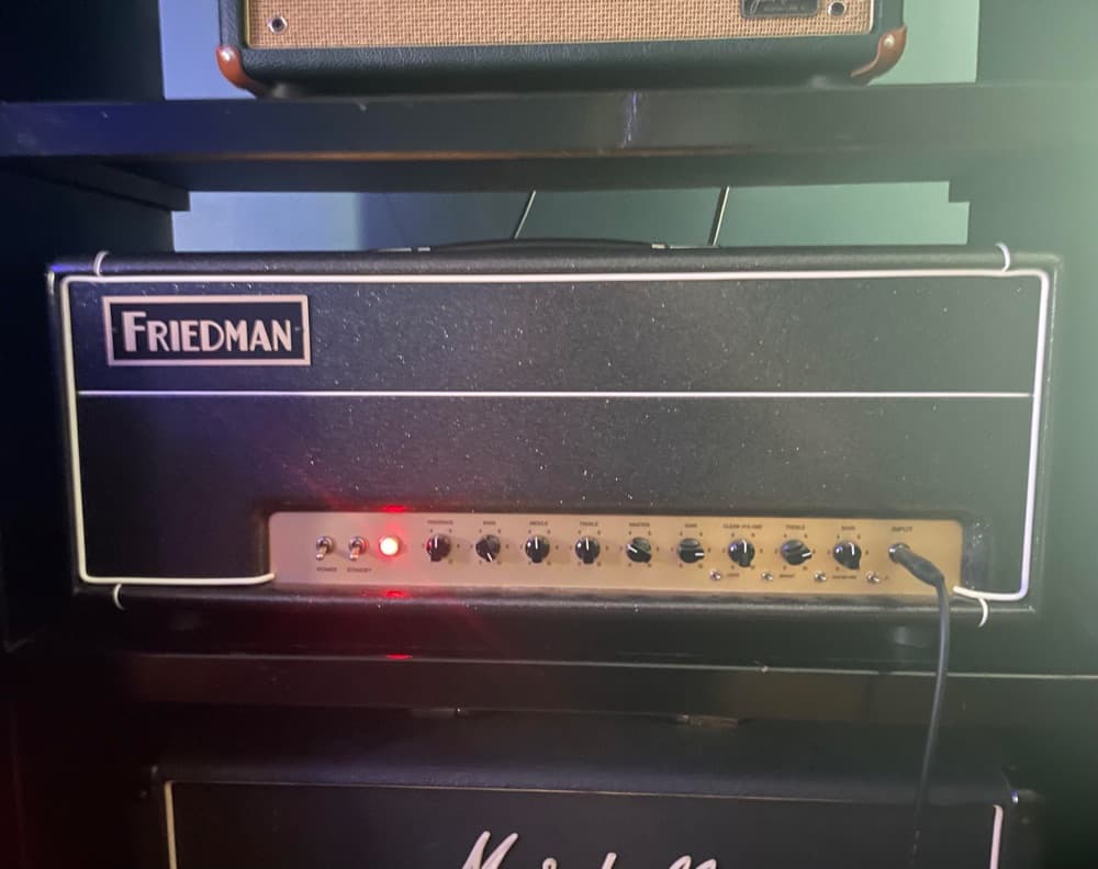 2016 Friedman BE100 (Amp head only, 4x12 Mesa as load)