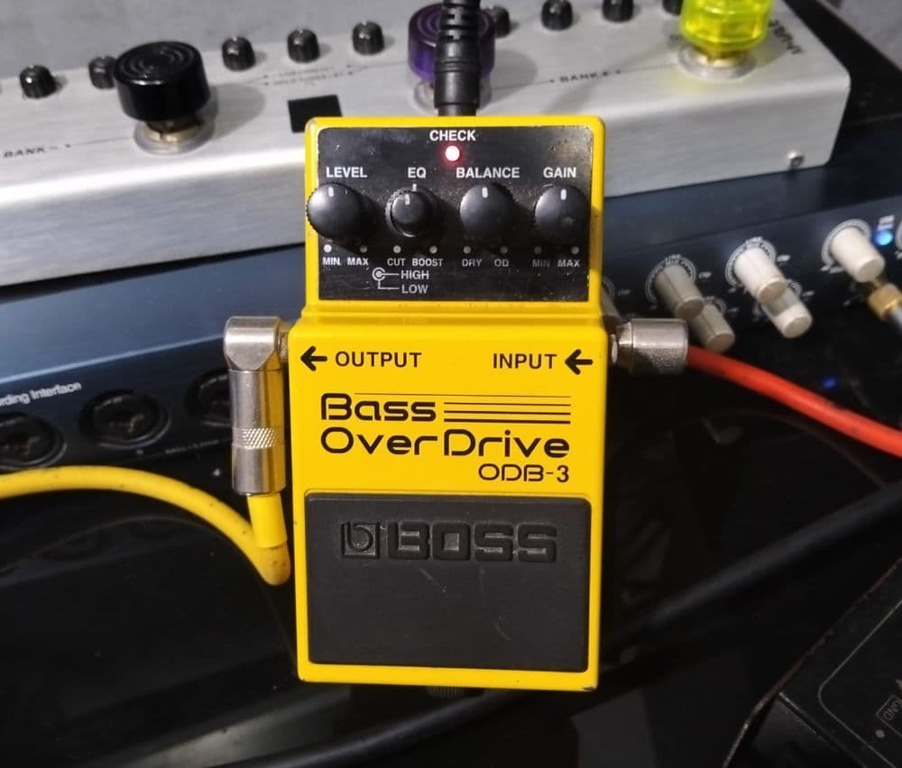 Bass Overdrive ODB3- Boss- All Knobs at 12 o'clock