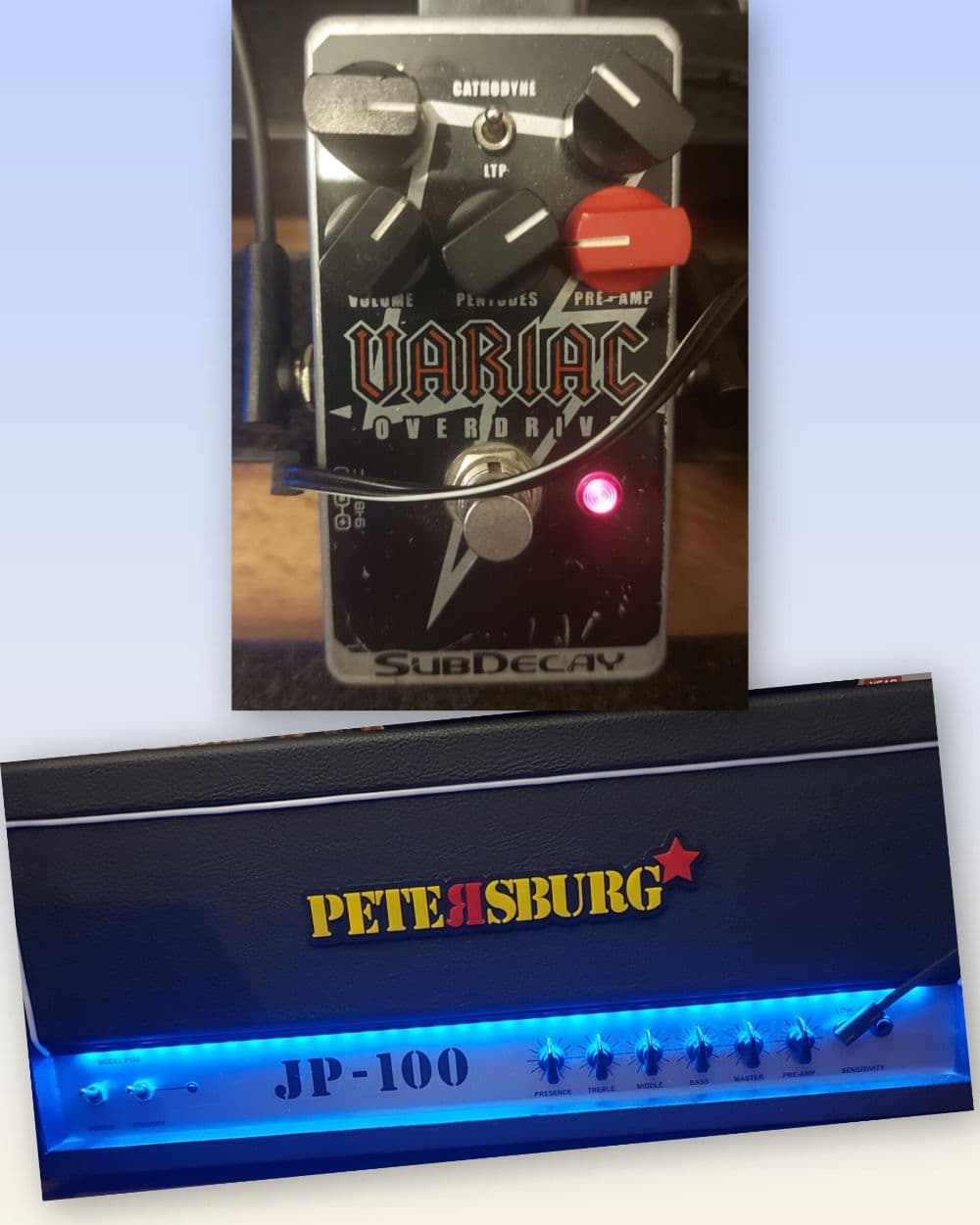 Pitersburg JP-100+Variac Pedal