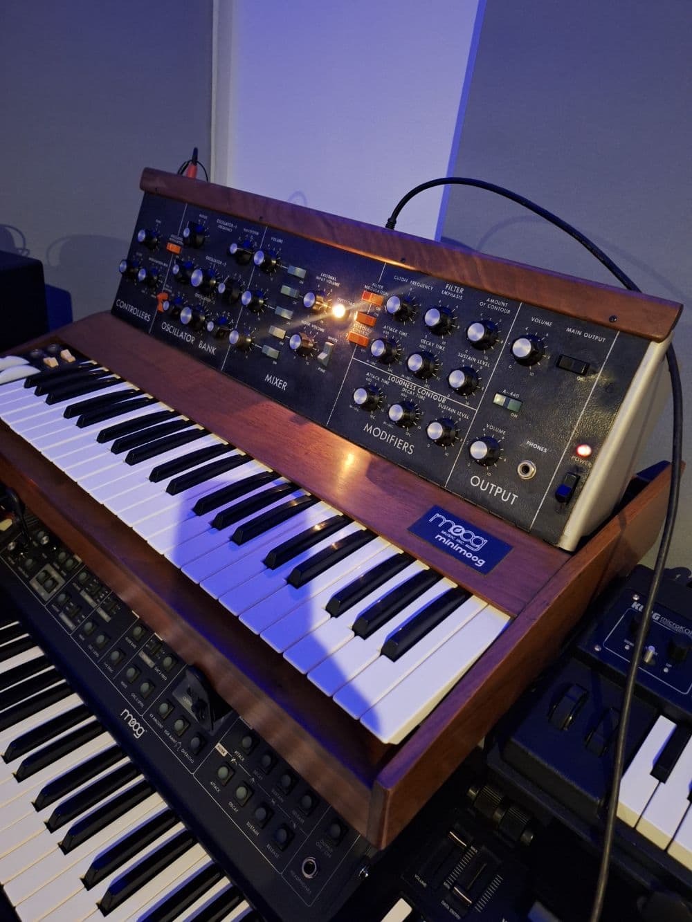 1972 Minimoog Model D Input Ext. Signal