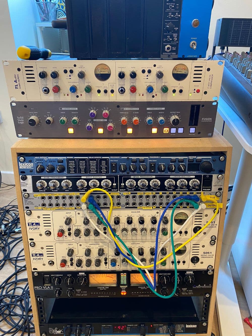 SSL Fusion smooth mix bus 1