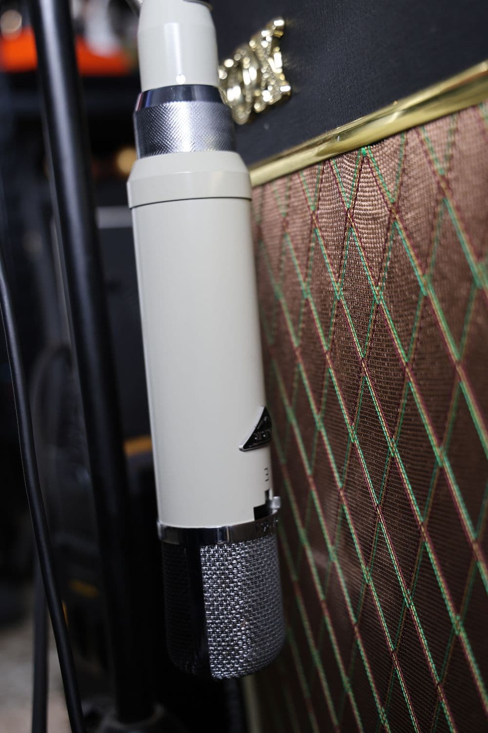 OPR Modded AC30 cc2-Celection blue-RAT Distortion-O.P.R X 251 microphone