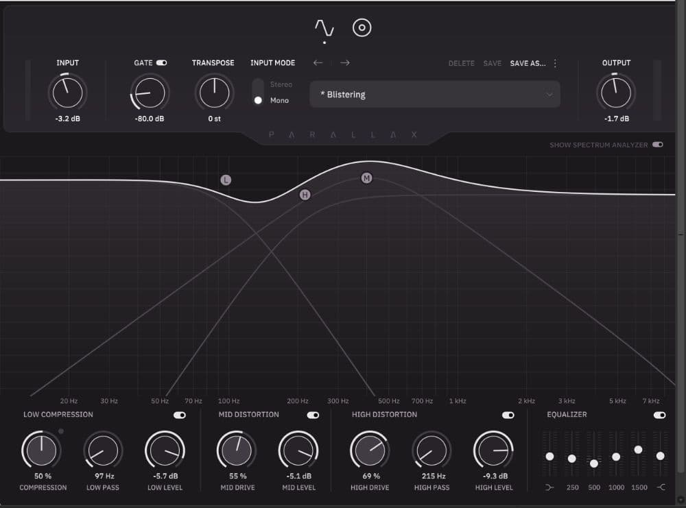 Parallax X Neural DSP - Blistering Drive Bass