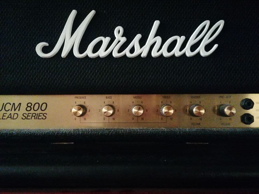 Marshall JCM 800 with MXR YJM OD