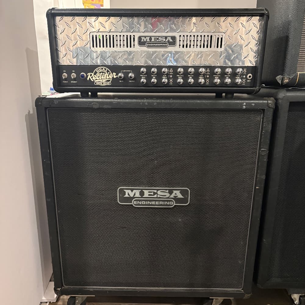 Mesa Dual Rectifier MW Red Modern - Mesa Traditional 4x12 - Amp Head