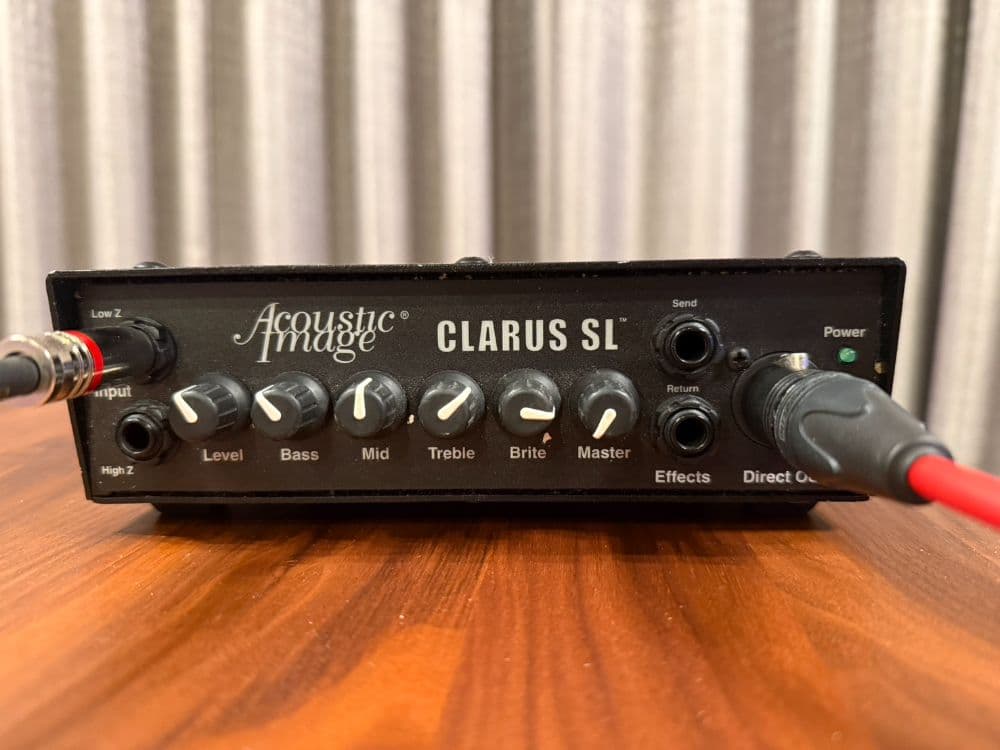 Acoustic Image Clarus SL - Lv 10.5, Bass 10.5, Mid 12, Treb 14, Brite 15