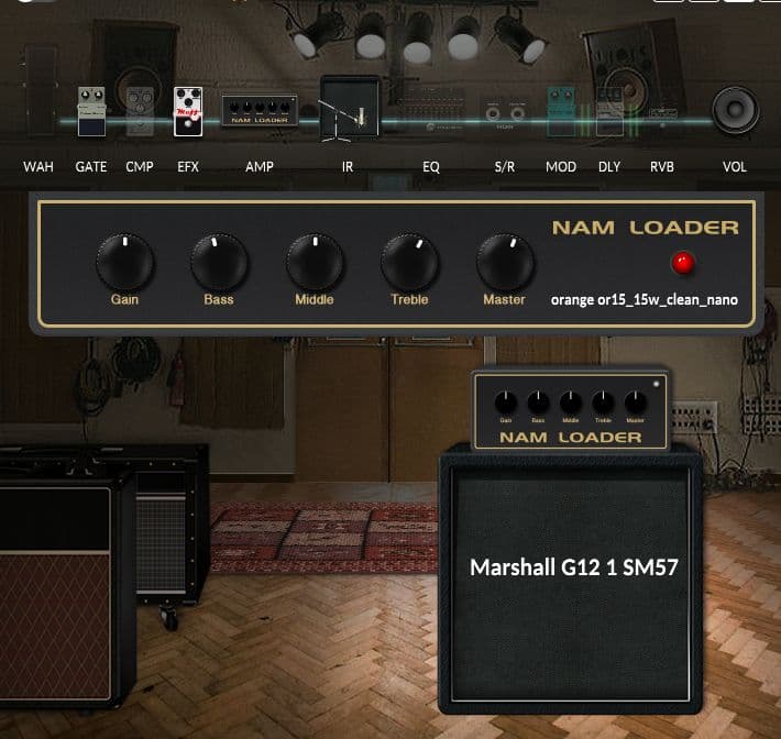 Big muff, orange or 15 (nam) + ir. NUX mg 30 + Nam