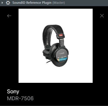 Sony MDR-7506 Sonarworks SoundID Flat Profile