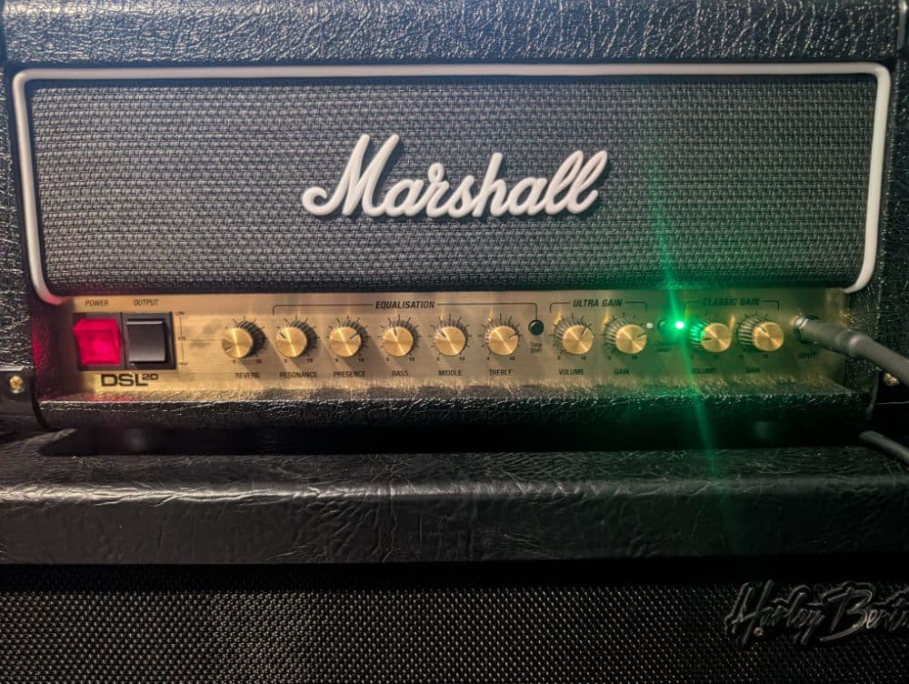Marshall DSL20HR High Gain Tone Shift Off