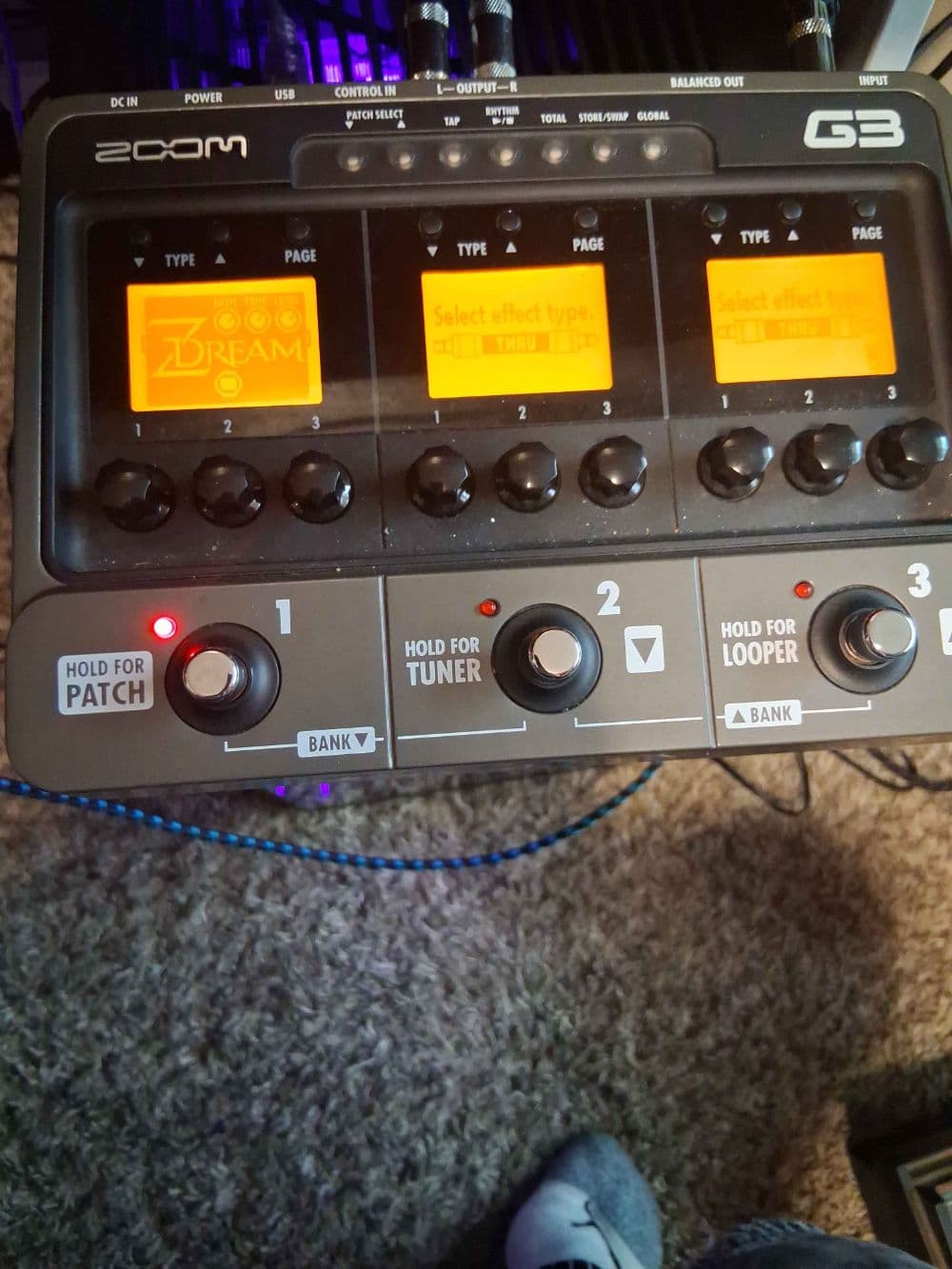 Zoom G3 2017 "Z Dream" preset