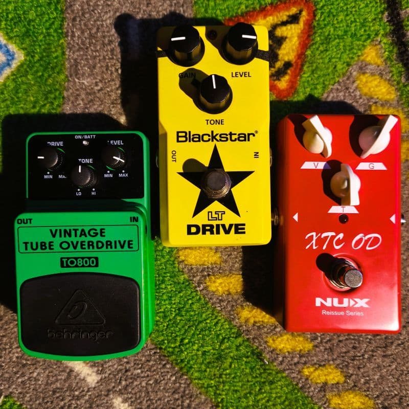 Three pedals, three boosts.