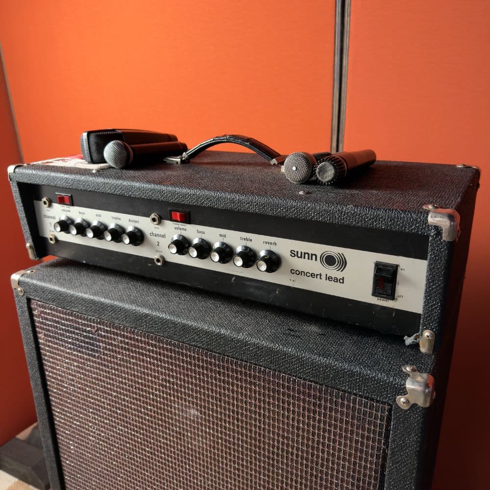 1970s Sunn Concert Lead + 2x15 Cab