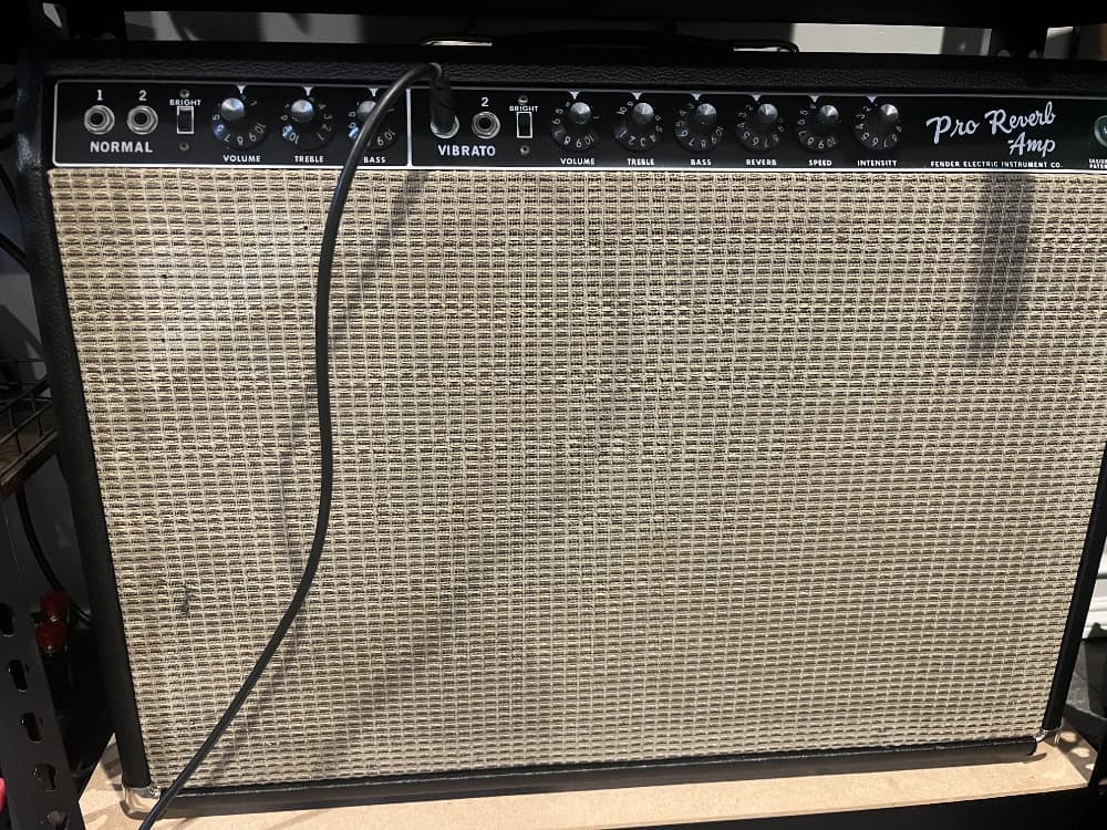 Fender Pro Reverb 1966 + Ox Box (JBL D120 2x12)