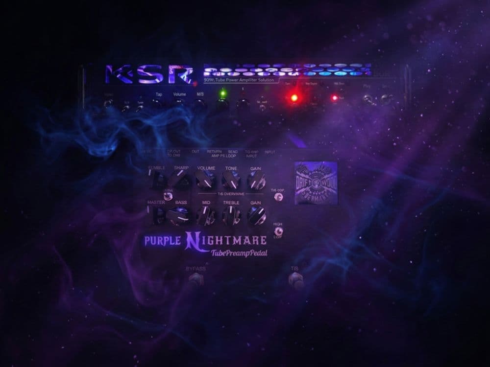 Driftwood Purple Nightmare Preamp + KSR PA-50R