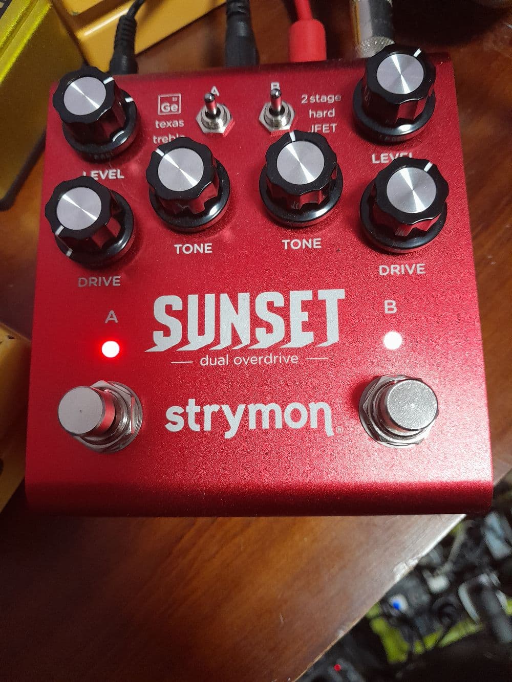 STRYMON SUNSET KATANA 50WATTMKII LEAD CH HIGH GAIN STACK FX FLOORBOARD