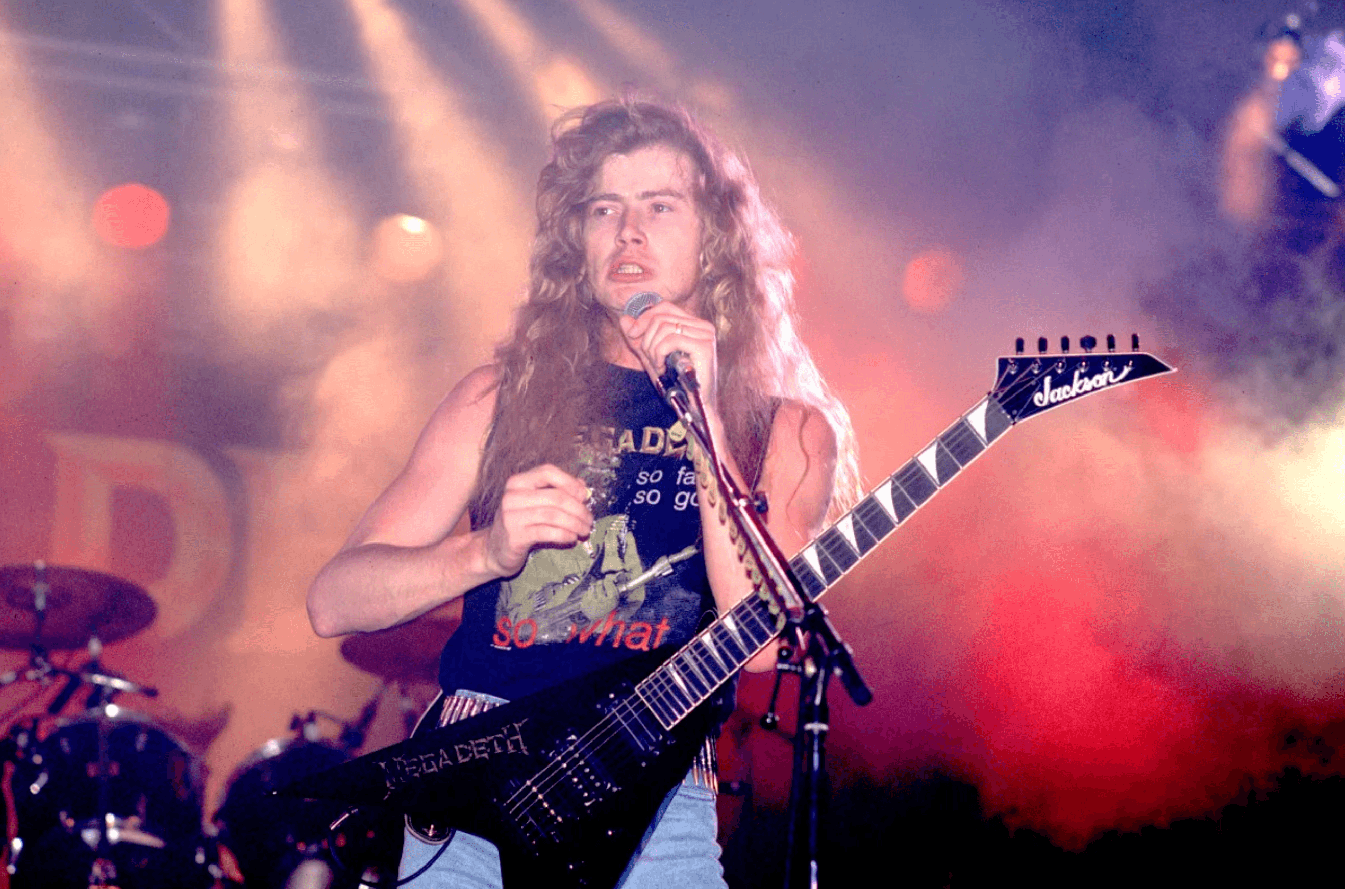 Dave Mustaine of Megadeth Live on Stage